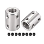 Uxcell 8mm To 10mm Bore Rigid Coupling Set Screw 10mm, Silver Tone. Fixed Price $19.19.