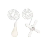 Ceiling Fan Pull Chain 2pcs 3mm Diameter Beaded Ball 13.6 Inches Pulls Set W. Fixed Price $14.49.