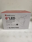 Elco El761ct5w 6" Led Reflector Recessed Trim, 1050 Lumens, 5000k - White. Fixed Price $74.99.