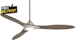 F868l-bn Sleek 60" 3-blade Led Ceiling Fan In Brushed Nickel Finish With S...... Fixed Price $482.07.