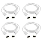4pcs 1m 3.3ft Rgb Extension Cable Cord 4 Pin Flex Led Tape Ribbon Rope L. Fixed Price $12.84.