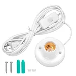 1 Pcs 9.84 Ft Light Socket With Cord E26/ E27 Bulb On/off Swit. Fixed Price $16.86.