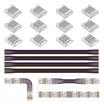 4 Pin 10mm 0.39in Transparent Connector Kit Gapless 22awg Wire Led Strip. Fixed Price $20.26.