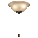 Kichler Led 3 Light Bowl, Multiple Finish With Umber Etched - 380017mul. Fixed Price $124.95.