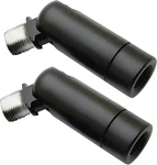 Black Sloped Ceiling Adapter 2-pack For Chandeliers And Track Lighting. Fixed Price $24.99.