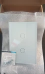 Livolo Touch Switch Tempered Glass Panel Two Circles 3 Way Led Indicator White. Fixed Price $7.00.