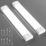 Airand 1.43ft Led Ceiling Light Fixture 2-pack, 5000k, Ip66 Waterproof, Plug-in. Fixed Price $87.94.
