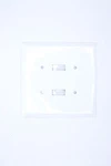 Taymac Wallplate Jumbo White Smooth Metal Wjw-tt. Fixed Price $6.26.