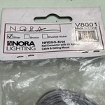 Nora Lighting Flexible Rail Connect With 10ft Aircraft Cable Silver Nrs90-n91s. Fixed Price $34.95.