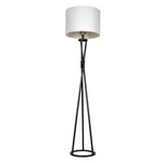 Craftmade 1 Light Metal Base Floor Lamp, Flat Black/white -. Fixed Price $179.99.