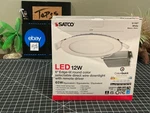 Satco 6" Edge-lit Round Led 12w S11827 White. Fixed Price $23.33.