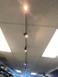 6 Led Track Lighting Heads, Bulbs Are Included. Guaranteed Working. Fixed Price $26.99.