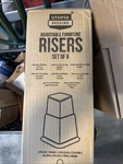 Utopia Bedding Ub901 Adjustable Bed Furniture Risers - 8 Pc Brand New Unopened. Fixed Price $12.00.
