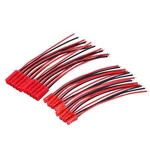 20pairs 22 Awg 2pin Jst Plug Connector Cable Wire Male + Female 100mm For Led St. Fixed Price $16.09.