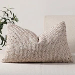 Dezene 12x20 Beige Lumbar Pillow Cover Textured Boucle Striped Chic Morden Bo.... Fixed Price $22.19.