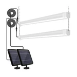 Hykolity Solar Powered Shop Light With Motion Sensor, 3ft 17w (100-watt Equiv.... Fixed Price $97.91.