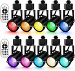 Motrackcao Rgbw Track Lighting Heads 12w Multicolor Remote Led &lights Fixtures. Fixed Price $119.99.