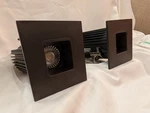 Elco Lighting 2" Led Square Recessed Trim 3000k 90cri Bronze E2l13f30bz Wet Rate. Fixed Price $74.99.