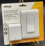Southwire Woods 59773 Wireless Control With Wall Switch Remote White Indoor 80ft. Fixed Price $17.95.