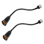 2 Pack E26/e27 Light Socket Extender Adapter,30cm/12 Inch Bulb Extension,e. Fixed Price $15.99.