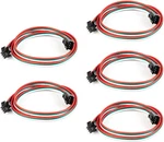 5pcs/pack 20awg 3 Pin Jst Sm Male Female Plug Led Connector 1.64ft/0.5m Extensio. Fixed Price $22.85.