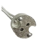 Extra Long Wires Lvs-4-18 Halogen Lamp Socket With 18" Leads For G4, G5.3 &. Fixed Price $15.25.