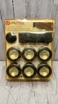 Utilitech 120v 6 Light Xenon Under Cabinet 3-level Touch Dimmer Black New Puck. Fixed Price $49.95.