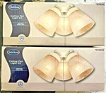 Harbor Breeze Ceiling Fan Light Kit White 2 Pack. Fixed Price $48.97.