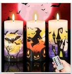 Wondise Halloween Flameless Candles With Remote & Timer, 3d Wick Battery Operate. Fixed Price $19.99.
