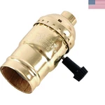 3-way Lamp Socket, Medium Base, Turn For Low-medium-high Light Settings, .... Fixed Price $6.64.