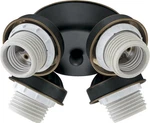 Quorum 2401-8095 Kit 8" 4-light Ceiling Fan Light In Old World. Fixed Price $94.00.