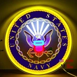Led Military-themed Neon Sign Lights - Veteran Signs Wall Decor For Man. Fixed Price $57.25.
