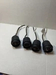 Set Of 4 New Eaton Rubber Lampholder Medium Base Light Socket Pigtail 145. Fixed Price $29.31.