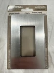 Lutron Claro 1 Gang Wall Plate Designer Stainless Steel Cw-1-ss Gloss Finish. Fixed Price $11.99.