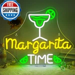 Lucunstar Margarita Time Neon Sign For Wall Decor Led Signs Usb. Fixed Price $49.84.
