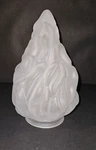 10" Satin Crystal Stalactite Glass Pendant Flame Shade 4" Fitter 821jb. Fixed Price $102.89.