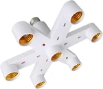 8t8 E26/e27 7 In 1 Light Bulb Socket Splitter Adapter, Standard Led Bulbs Lamp. Fixed Price $21.40.