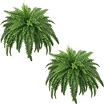 Forest Prince 45" Fake Ferns, Realistic Large Artificial Bush Plants, 2 Artifici. Fixed Price $67.95.