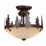 Yosemite 2-light Convertible Light Kit In Rustic And Bowl Style 10 Inches Tall. Fixed Price $249.99.