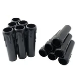 Candle Socket Cover Bllndx 12pcs 1x4inch Black Plastic Sleeves. Fixed Price $22.99.
