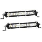 Lightboss Slim Led Light Bar Pods 7 Inch 6000lm 2 Pack, Pack. Fixed Price $28.88.