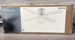 Hampton Bay Elementals Littleton White 42" Flush Mount Ceiling Fan 270 614. Fixed Price $41.99.