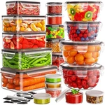Jscares 40 Pcs Food Storage Containers With Lids Airtight 20 Containe.... Fixed Price $48.23.