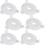 Pagow 6 Pcs Lamp Shade Adapter Ring, Plastic E27 To 11 Mm Lampshade Ring Convert. Fixed Price $15.59.
