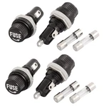 Uxcell A15071500ux0372 Screw Cap Panel Mounted Fuse Holder Socket W Fuses 5x20mm. Fixed Price $14.70.