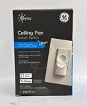 Cync By Ge 4-speed Ceiling Fan Smart Switch (cswfsblbwf1/st-ip).. Fixed Price $24.50.