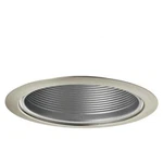 Kichler 6 Recessed Light Lighting Brushed Nickel Flat Trim Kit & Silver Baffle. Fixed Price $29.99.