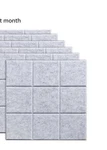Large Cork Board Felt Tiles For Walls Self Adhesive, 11.8"x11.8" 6 Pack. Fixed Price $14.99.