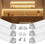 Muzata 6pack 3.3ft/1m V Shape Led Channel Silver Aluminum Strip Diffuser. Fixed Price $29.41.