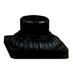 Outdoor Pier Mount - 3.5 Inches High-mystic Black Finish Accessory Quoizel. Fixed Price $109.99.